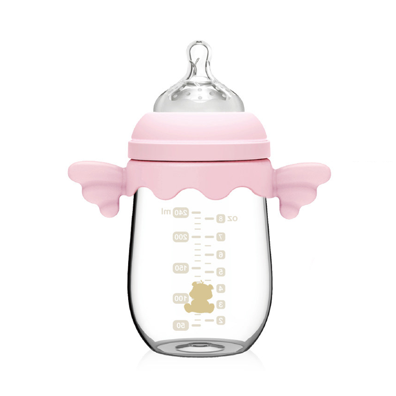 BPA Free Baby Feeding Bottles, Wide Neck Glass Milk Feeding Bottle For Babies
