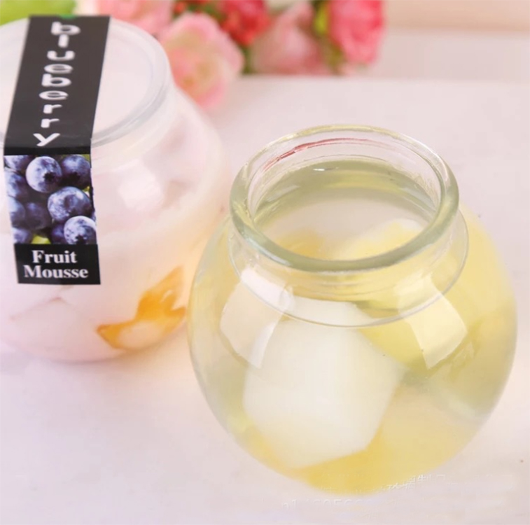 BPA Free Glass 100ml Yogurt Jars Pudding Jar With Plastic Lid For Chia Seed Candy Dessert Jar Glass