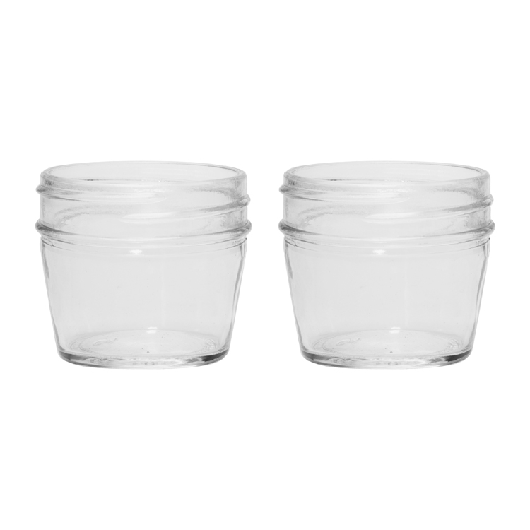 BPA Free Small 4oz 120ml Glass Mason Jars for Jams Jelly Honey with Airtight Lids