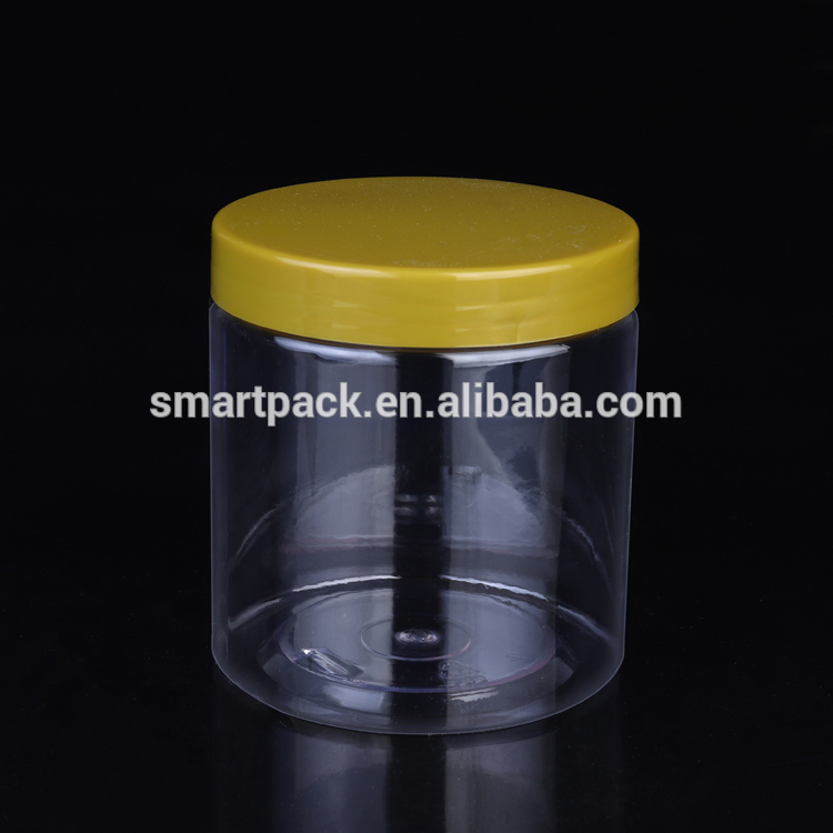 BPA  free 500g PET food jar plastic storage jar