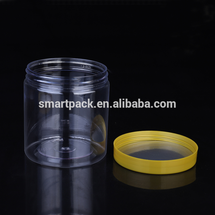BPA free 500g PET food jar plastic storage jar