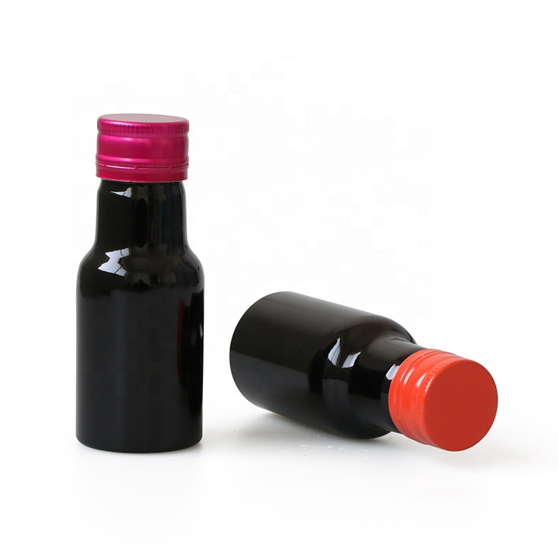 BPA free 50ml mini aluminum energy shot bottle food grade metal juice drink bottle with CR cap
