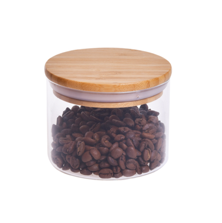BPA free airtight 250ml glass food jar with lid