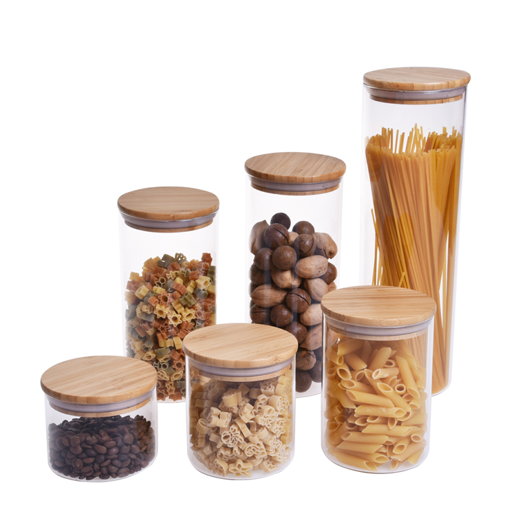 BPA free airtight 250ml glass food jar with lid