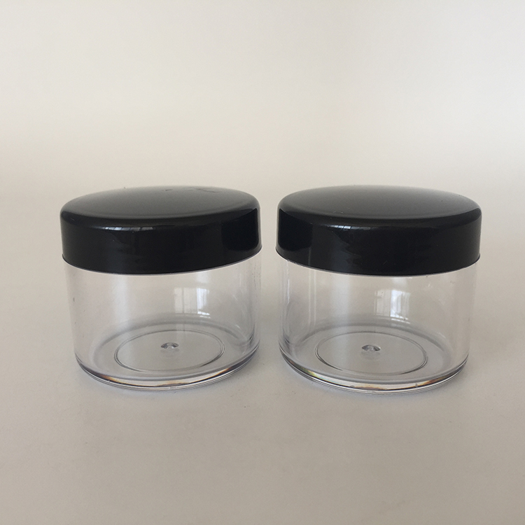 BPA free plastic 20g 20ml cosmetic pot jar for cosmetic dispenser travel usage, 20 gram cosmetic cream container custom logo