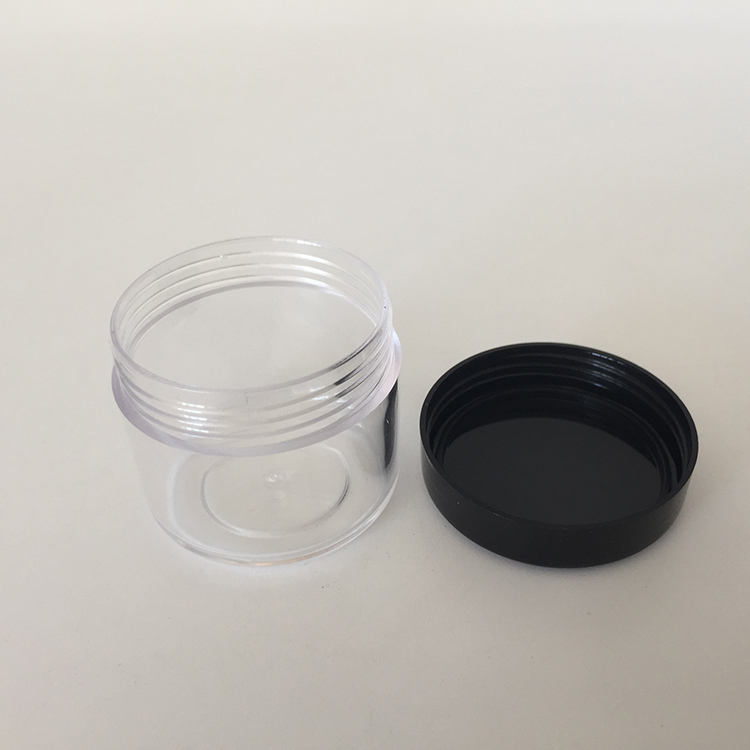 BPA free plastic 20g 20ml cosmetic pot jar for cosmetic dispenser travel usage, 20 gram cosmetic cream container custom logo