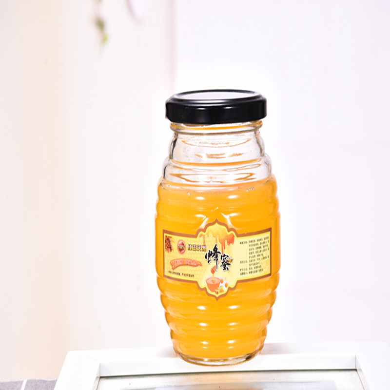 Baby food packaging 500 gram glass honey jar 1000g honey bottle