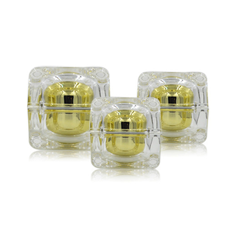 Ball shape clear cosmetic cream jar 15g 30g 50g acrylic eye cream jar