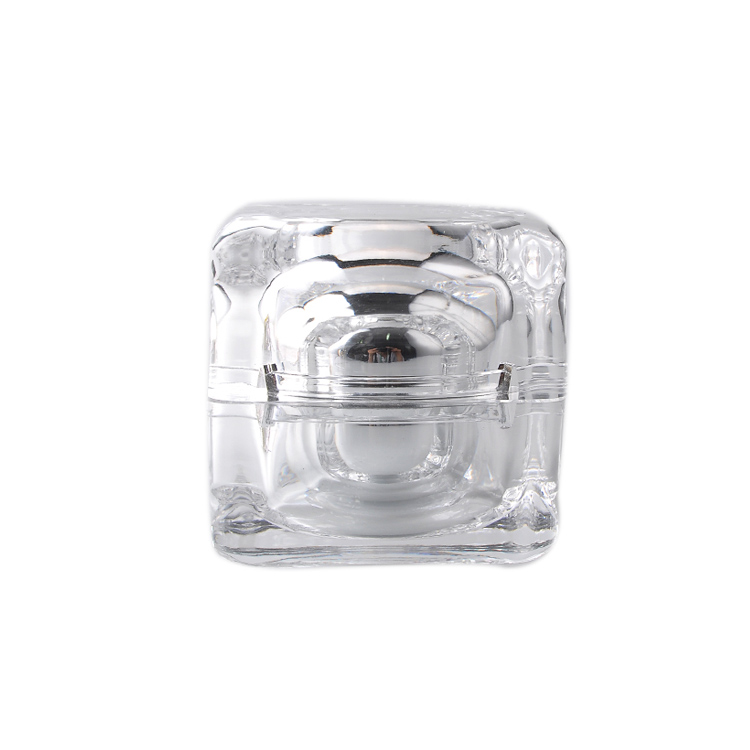 Ball shape clear cosmetic cream jar 15g 30g 50g acrylic eye cream jar