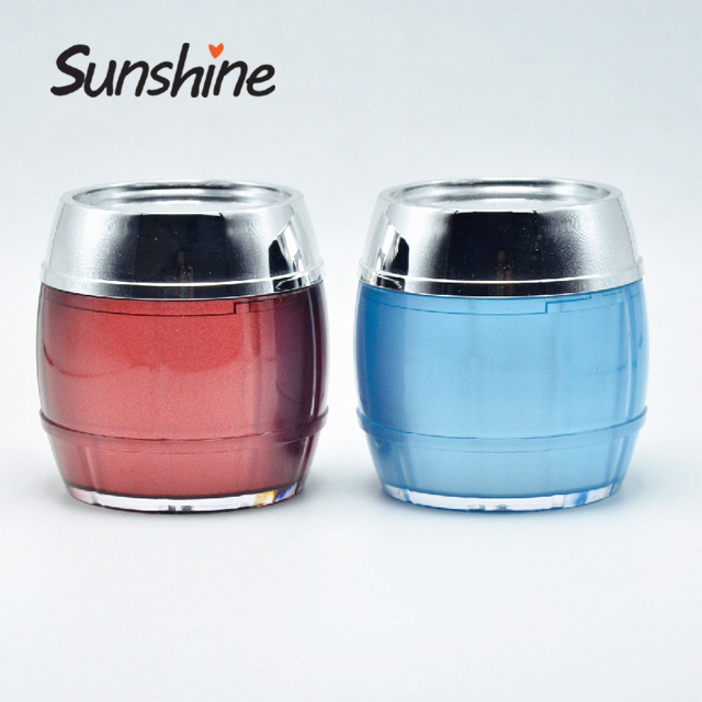 Ball shape face cream plastic body 50 ml cosmetic cream jars 50g