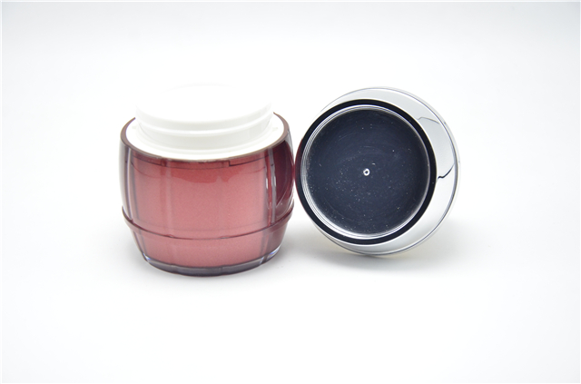 Ball shape face cream plastic body 50 ml cosmetic cream jars 50g