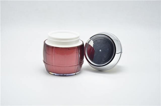 Ball shape face cream plastic body 50 ml cosmetic cream jars 50g