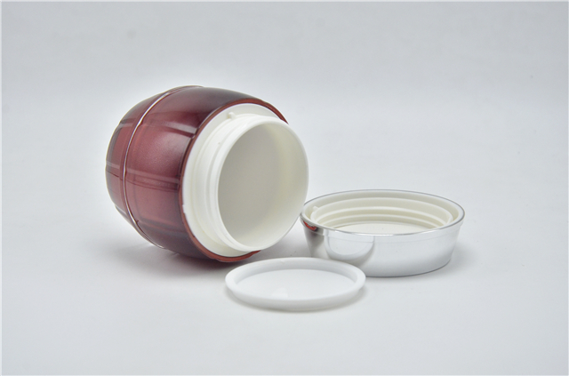 Ball shape face cream plastic body 50 ml cosmetic cream jars 50g