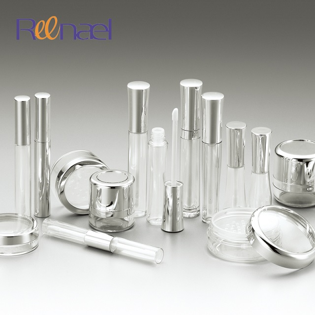 Ball shape packaging cosmetic small plastic make up containers 20g round compact case with sifter