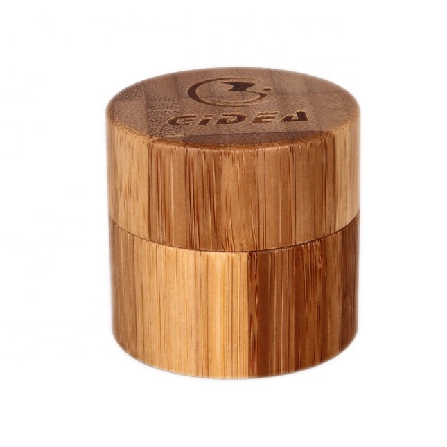 Bamboo Cosmetic Jars Wholesale 30g 50g 100g Bamboo Jars For Cream Round Bamboo Container Cosmetic Jars