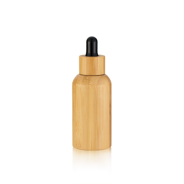 Bamboo Glass Luxury Essential Oil Eye 30ml 100ml Dropper Bottle
