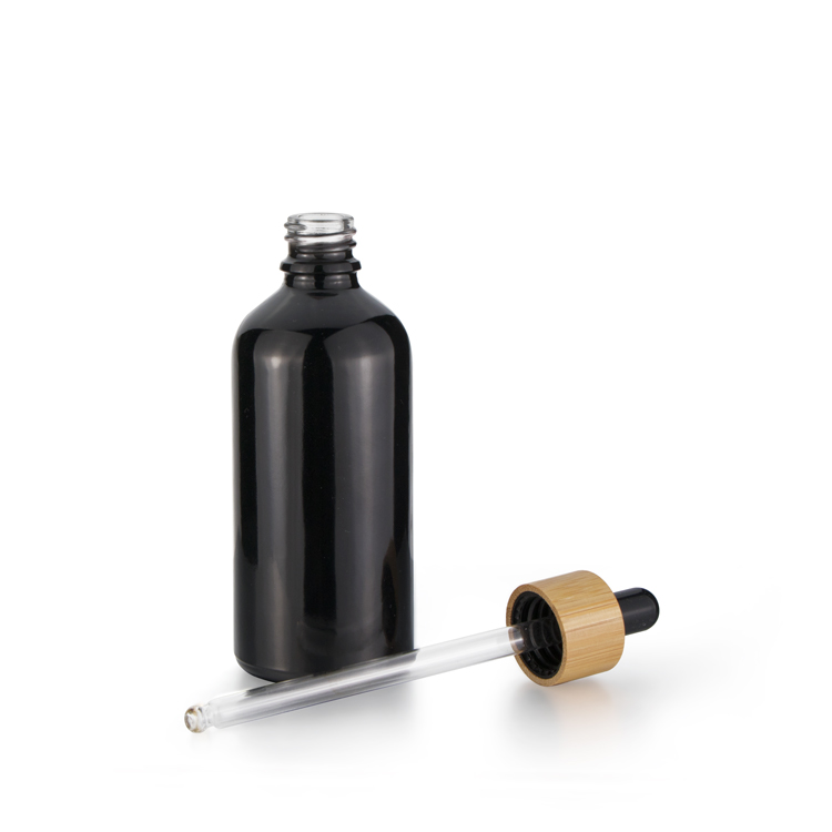 Bamboo Glass Luxury Essential Oil Eye 30ml 100ml Dropper Bottle