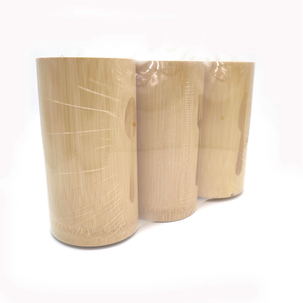 Bamboo Holder Multifunctional Desktop Kitchen Storage Box Set of 3 For Tableware