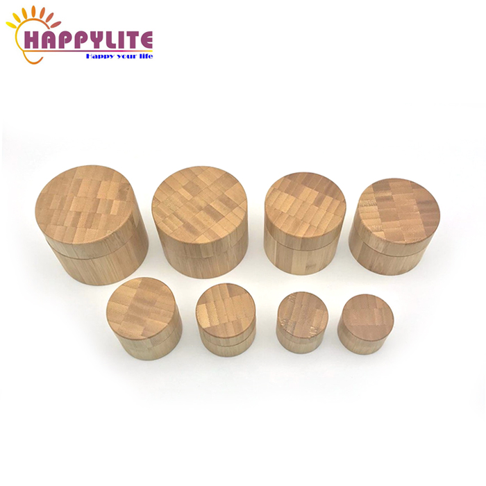 Bamboo Jar with PP Inner Cream Jar Empty Bamboo Container 5g 10g 15g 20g 30g 50g 100g 150g 200g 250g