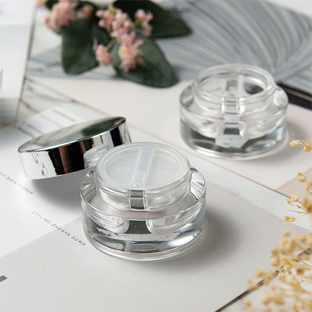 Bamboo Lid Design 30g 50g 150g 250g Plastic Pet Cosmetic Body Cream Jar
