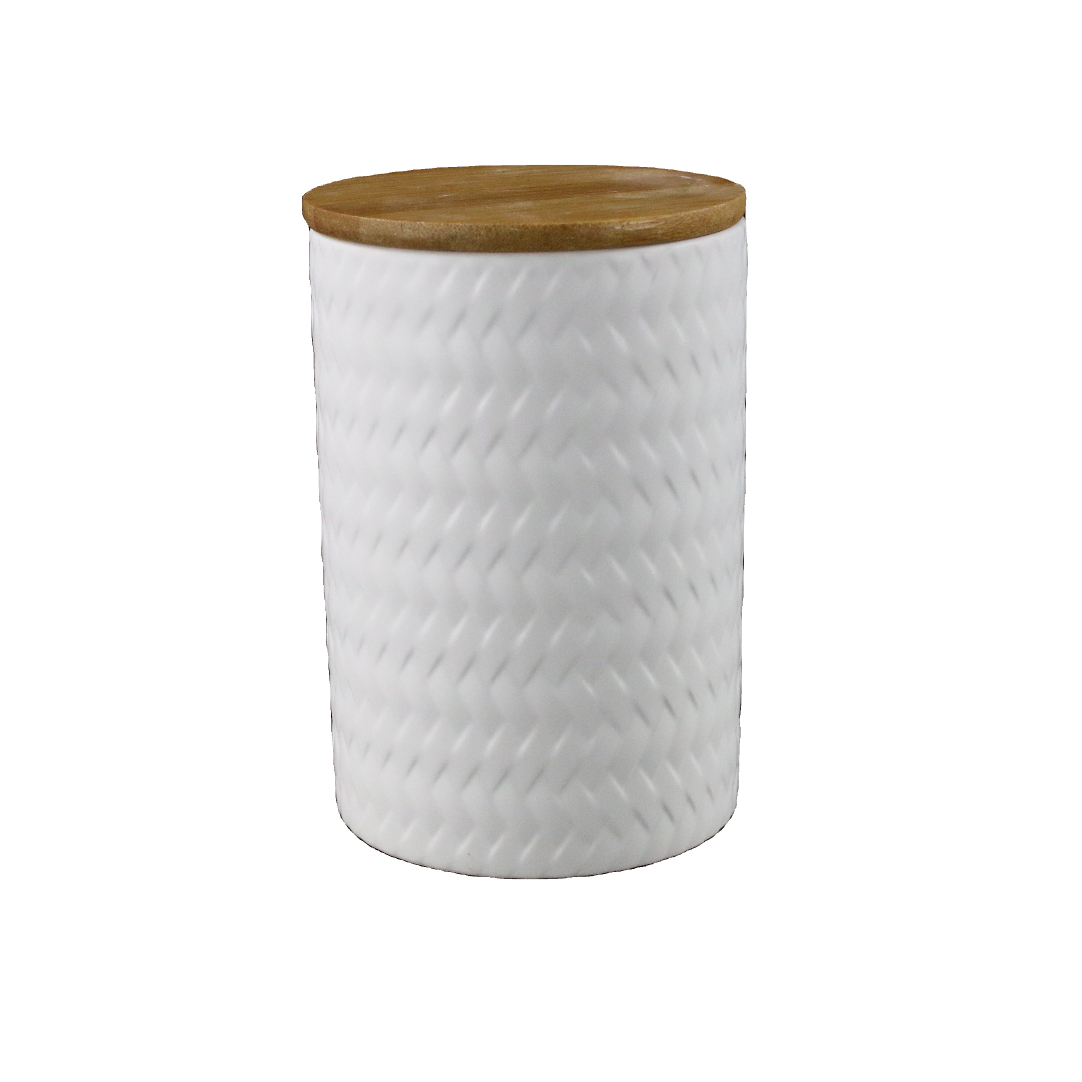 Bamboo Lid Kitchen Ceramic Container Candy Canister Set Kitchen Storage Bottles