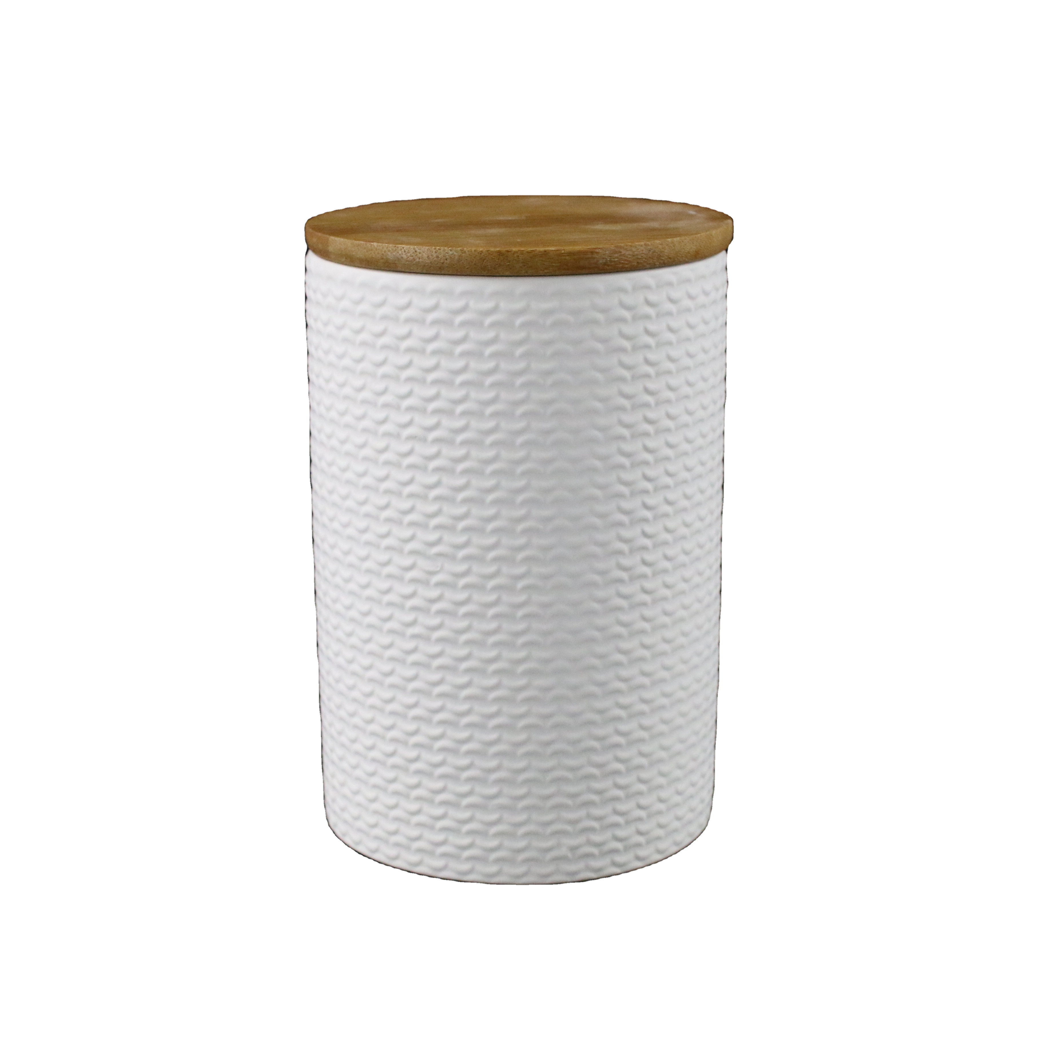 Bamboo Lid Kitchen Ceramic Container Candy Canister Set Kitchen Storage Bottles