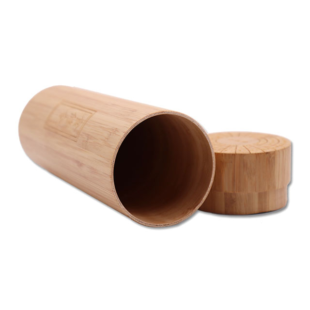 Bamboo Storage Bottles with Denmark Import Woca Wax Oil Surface Eco-friendly Bamboo Container Custom Size Canister