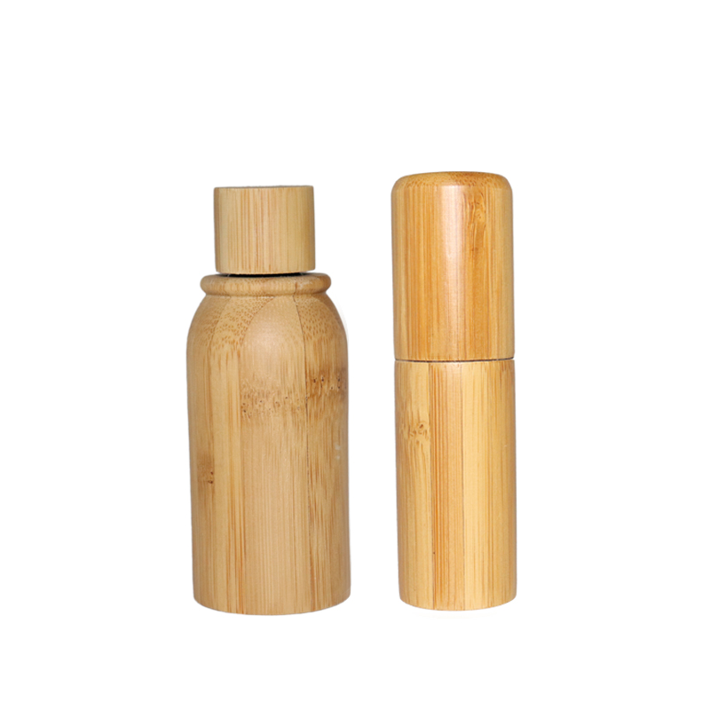 Bamboo Wood Glass Mist Spray Lotion Perfume Bottle 10ml 15ml