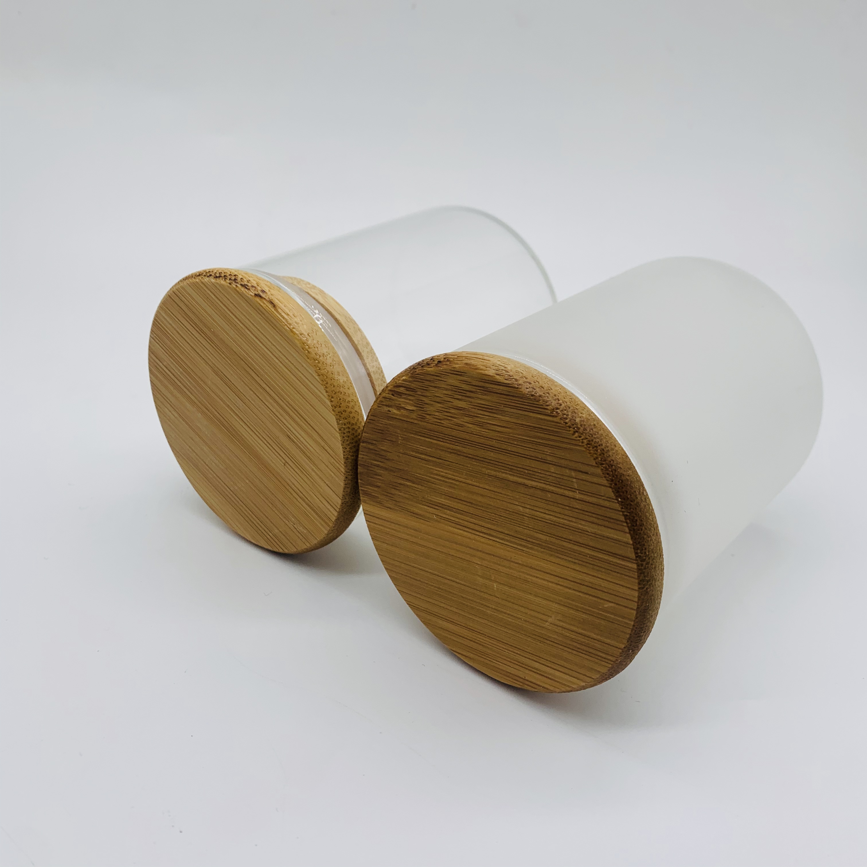 Bamboo Wood Lid For Candle Jar
