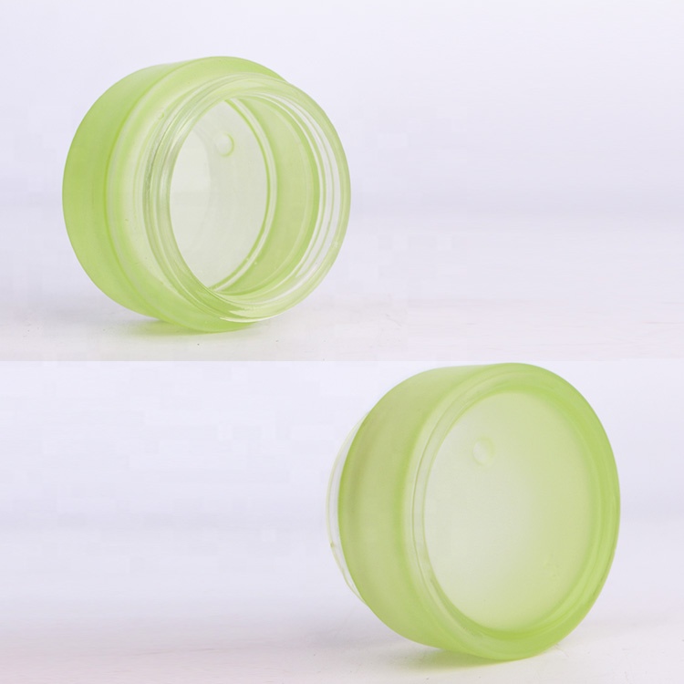 Bamboo lid face cream jar glass cosmetic jar container for packaging