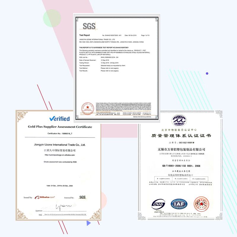 Bamboo pump glass bottle empty bamboo clear frosted glass bottles