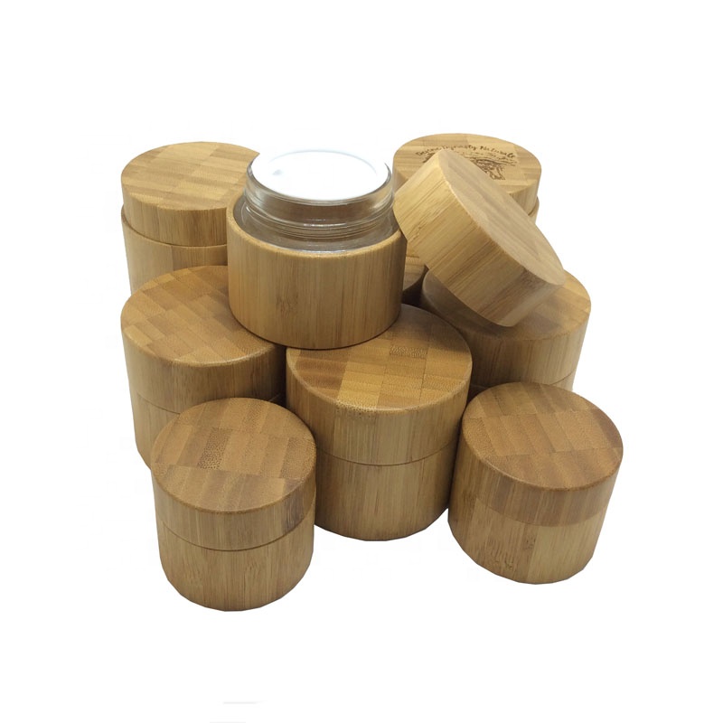Bamboo skincare packaging 5 ml 10 ml 20 ml 30 ml 50 ml essential oil bottle can be customized large capacity.