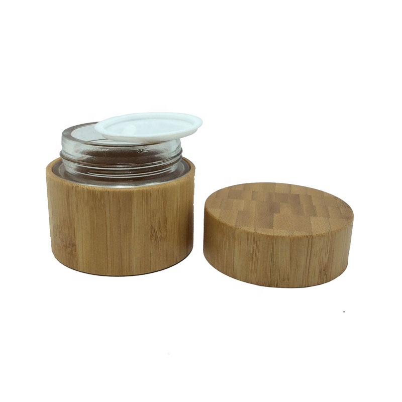 Bamboo skincare packaging 5 ml 10 ml 20 ml 30 ml 50 ml essential oil bottle can be customized large capacity.