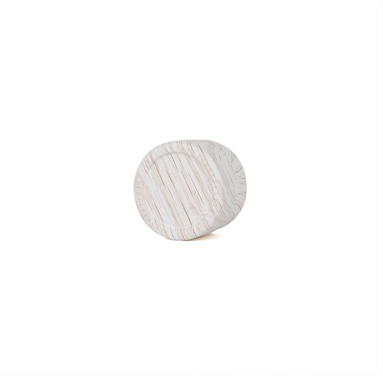Bamboo texture glass cosmetic jar 15g