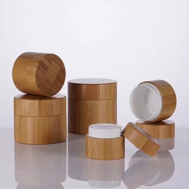 BambooSkincare bamboo Cosmetic Packaging / 50g bamboo jar