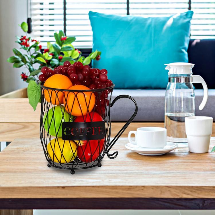 Bar supplies iron capsule holder coffee storage basket multiple pod holder espresso kitchen storage tools