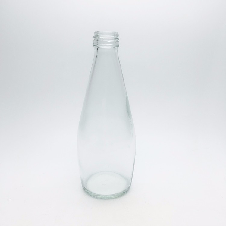 Basil seed drink with mango flavor 300ml glass bottle with screw crown cap