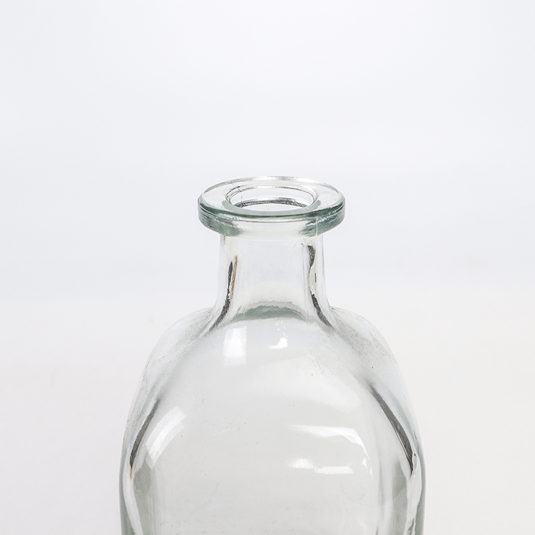 Bath Salts Packaging Jar 250ml Essential Oil Body Scrub Glass Bottle With Cork Lid