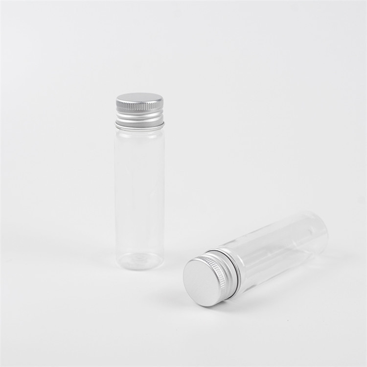 Bath salt Packing flat bottom plastic test tube 50ml