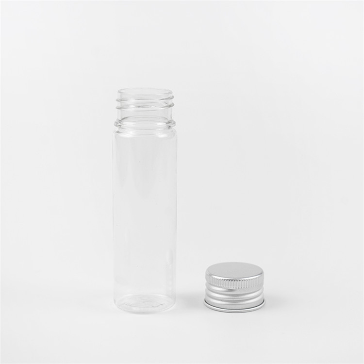 Bath salt Packing flat bottom plastic test tube 50ml