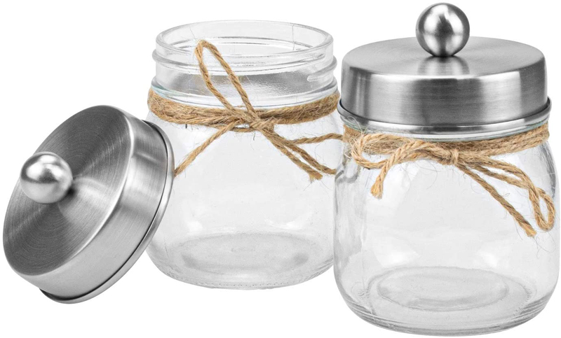 Bathroom Accessories Set Cosmetic Kit Toothbrush Holder Mason Jar
