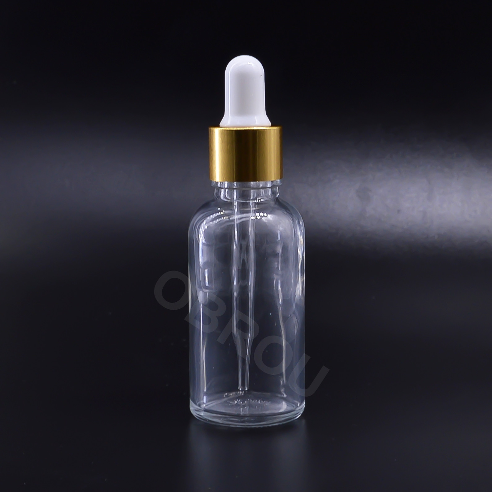 Beard oil use packing 5ml clear essential oil glass dropper bottles for massage oil
