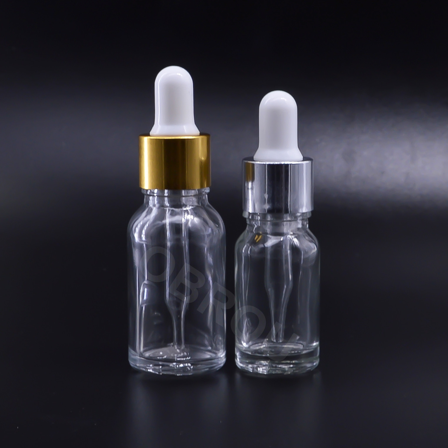 Beard oil use packing 5ml clear essential oil glass dropper bottles for massage oil