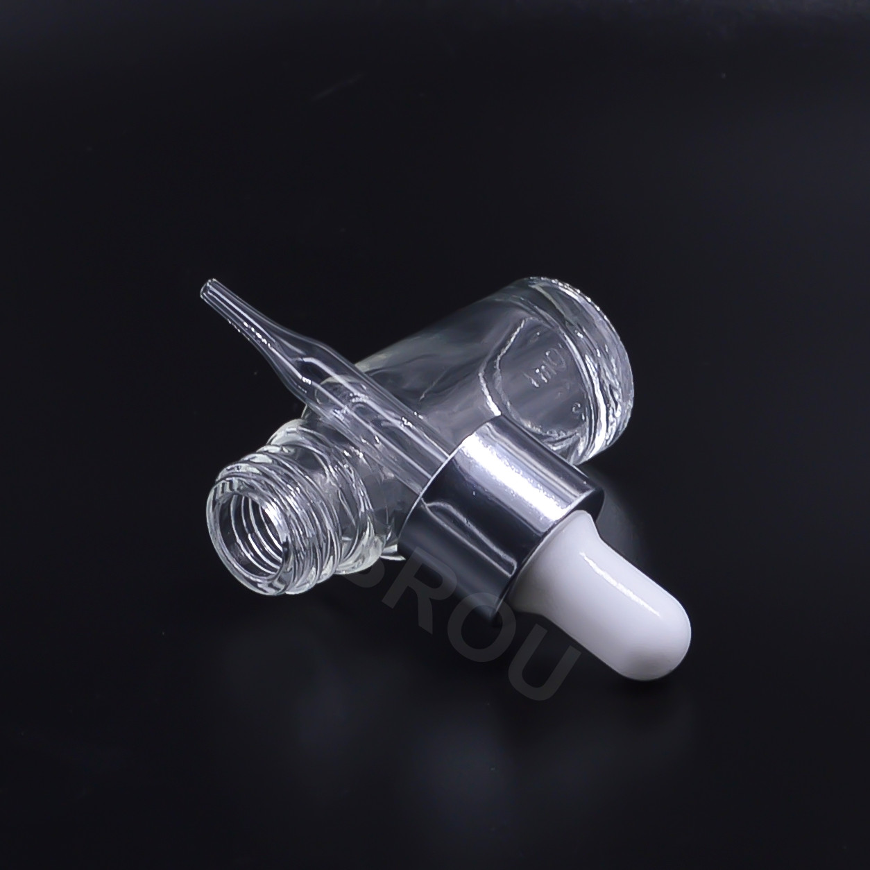 Beard oil use packing 5ml clear essential oil glass dropper bottles for massage oil