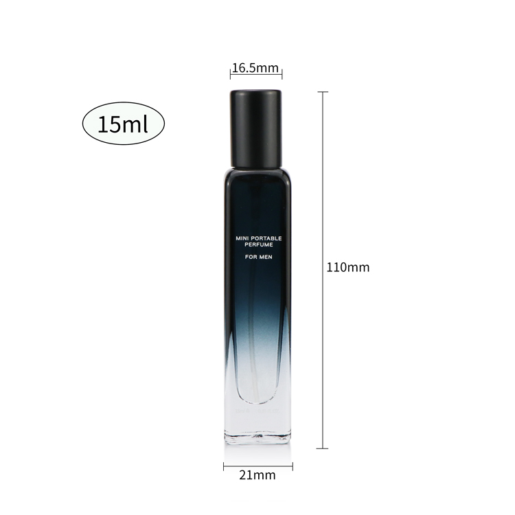 Beatiful fragrance bottle 10ml 30ml 50ml 100ml empty perfume square spray glass bottle