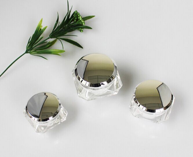 Beauticom 20 gram/20ml Empty Clear Small Round Travel Container Jar Pots with Lids for Make Up Powder, Eyeshadow, Lotion