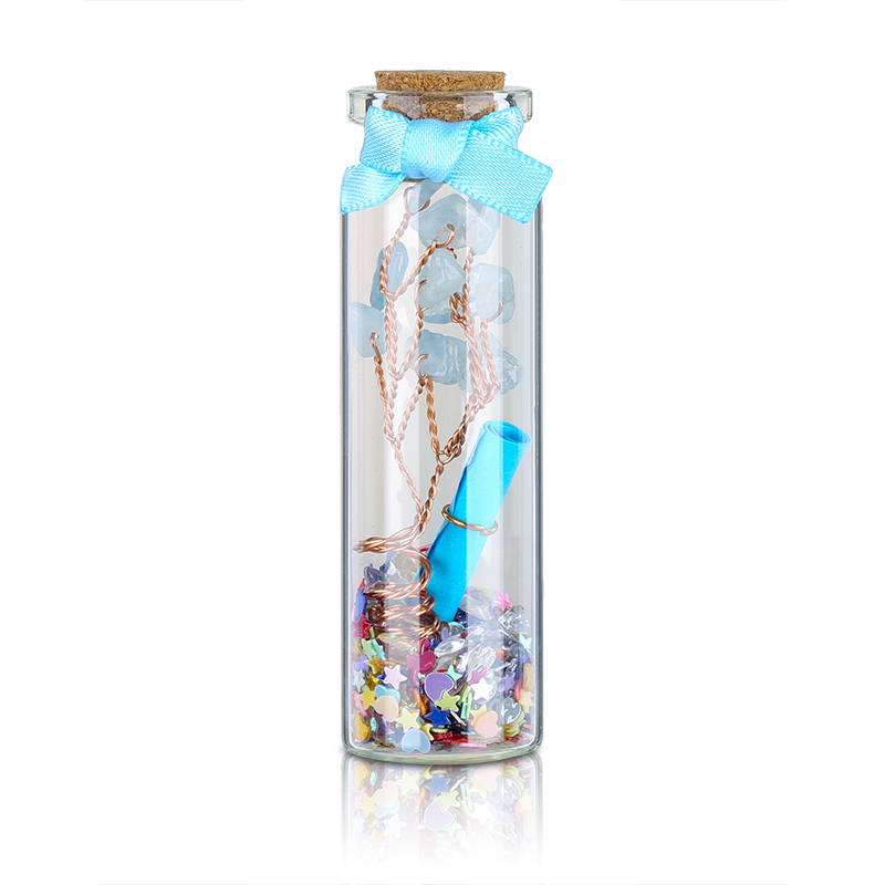 Beautiful Big Factory Hot Sales Best Quality Fashion Popuplar Customized Glass Crystals Healing Stones Wishing bottle