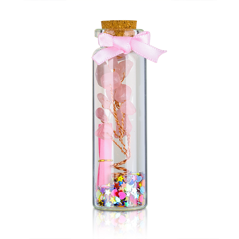 Beautiful Big Factory Hot Sales Best Quality Fashion Popuplar Customized Glass Crystals Healing Stones Wishing bottle