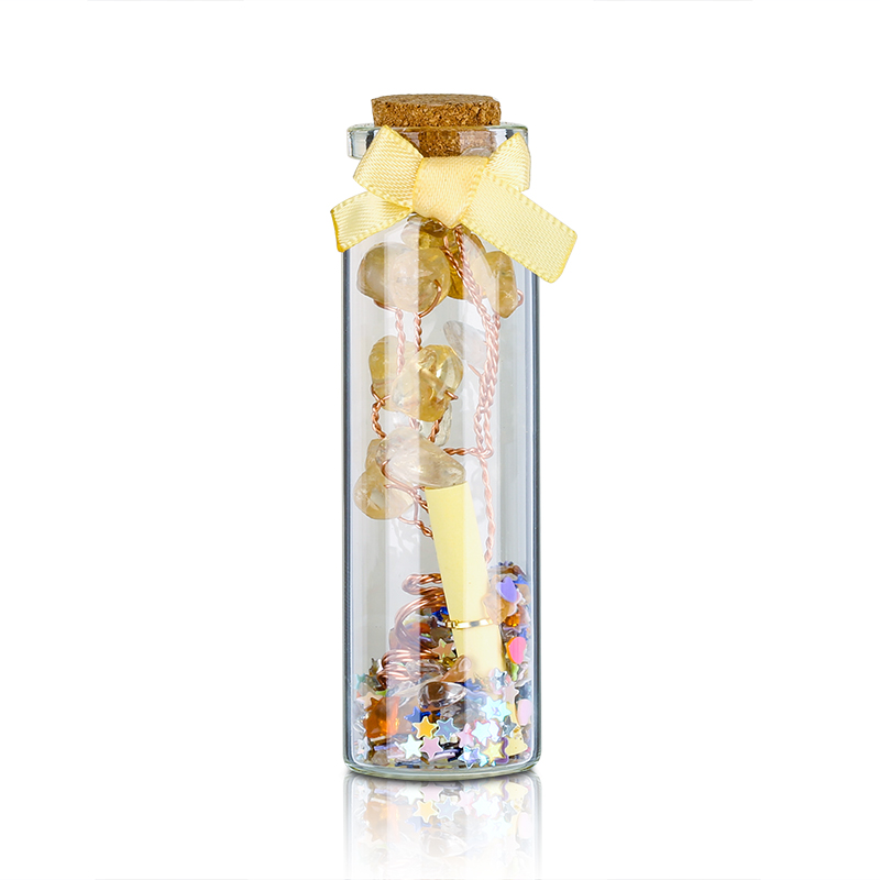 Beautiful Big Factory Hot Sales Best Quality Fashion Popuplar Customized Glass Crystals Healing Stones Wishing bottle