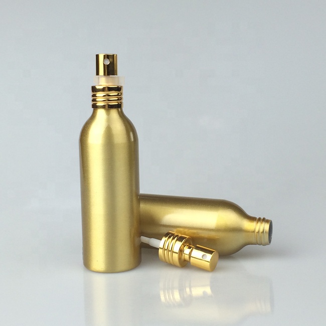 Beautiful appearance aluminum perfume spray bottle